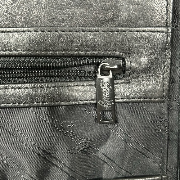 Scully Leather Black Briefcase vintage gently used condition - Picture 9 of 15